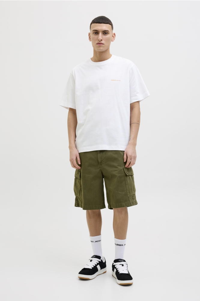 JORPAROS EASTER SKETCH TEE SS CREW 12273171 Bright White/BANDANA